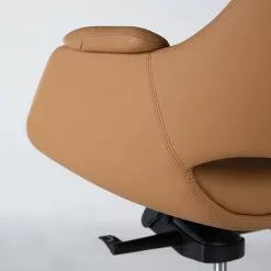 Fredriks Bürostuhl Zore - Kunstleder / Metall - Cognac / Aluminium 30 Fredriks Bürostuhl Zore - Kunstleder / Metall - Cognac / Aluminium -Büromöbel Verkaufsgeschäft 1000310651 220826 038 DETAILS P000000001000310651