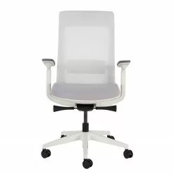 Fredriks Bürostuhl Ross - Hellgrau / Weiß -Büromöbel Verkaufsgeschäft 1000310652 220825 031 DETAILS P000000001000310652