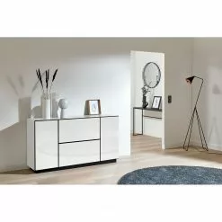 Now! by hülsta Sideboard now to go colour III - Hochglanz Reinweiß / Schneeweiß -Büromöbel Verkaufsgeschäft 1000311260 211201 14485300217 MOOD DETAILS P000000001000311260 mood