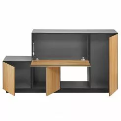 Now! by hülsta Sideboard now to go colour I - Natureiche / Diamantgrau -Büromöbel Verkaufsgeschäft 1000311297 211201 14490600555 DETAILS P000000001000311297