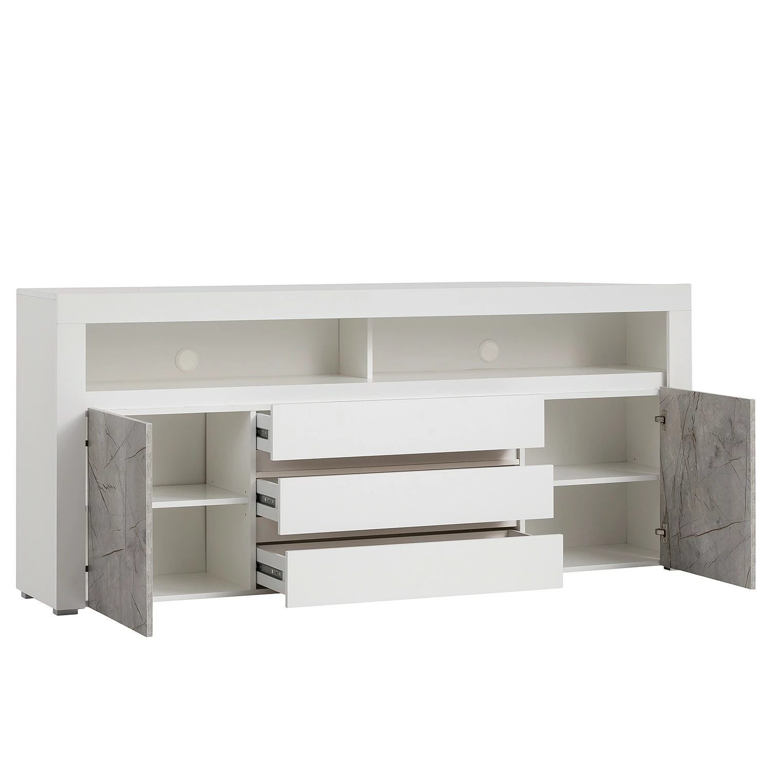 Loftscape Sideboard Stonda - Weiß 6 Loftscape Sideboard Stonda - Weiß – Bild 4