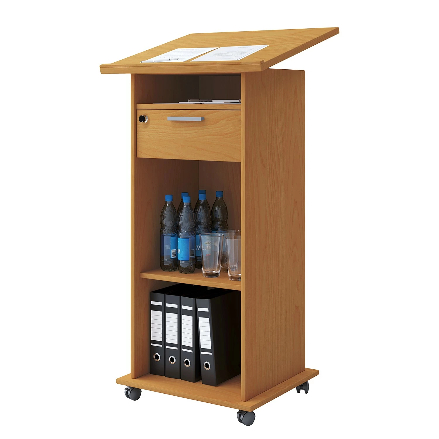 VCM Stehpult Meeta - Buche Dekor 3 VCM Stehpult Meeta - Buche Dekor