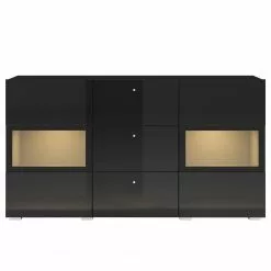 Loftscape Sideboard Adschman - Hochglanz Schwarz / Matt Schwarz 9 Loftscape Sideboard Adschman - Hochglanz Schwarz / Matt Schwarz -Büromöbel Verkaufsgeschäft 1000314944 211209 13334200056 DETAILS P000000001000314944