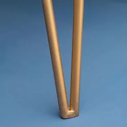 Schreibtisch Lennard I - Mango massiv / Eisen - Mango / Messing -Büromöbel Verkaufsgeschäft 1000315298 211214 16251100163 DETAILS P000000001000315298