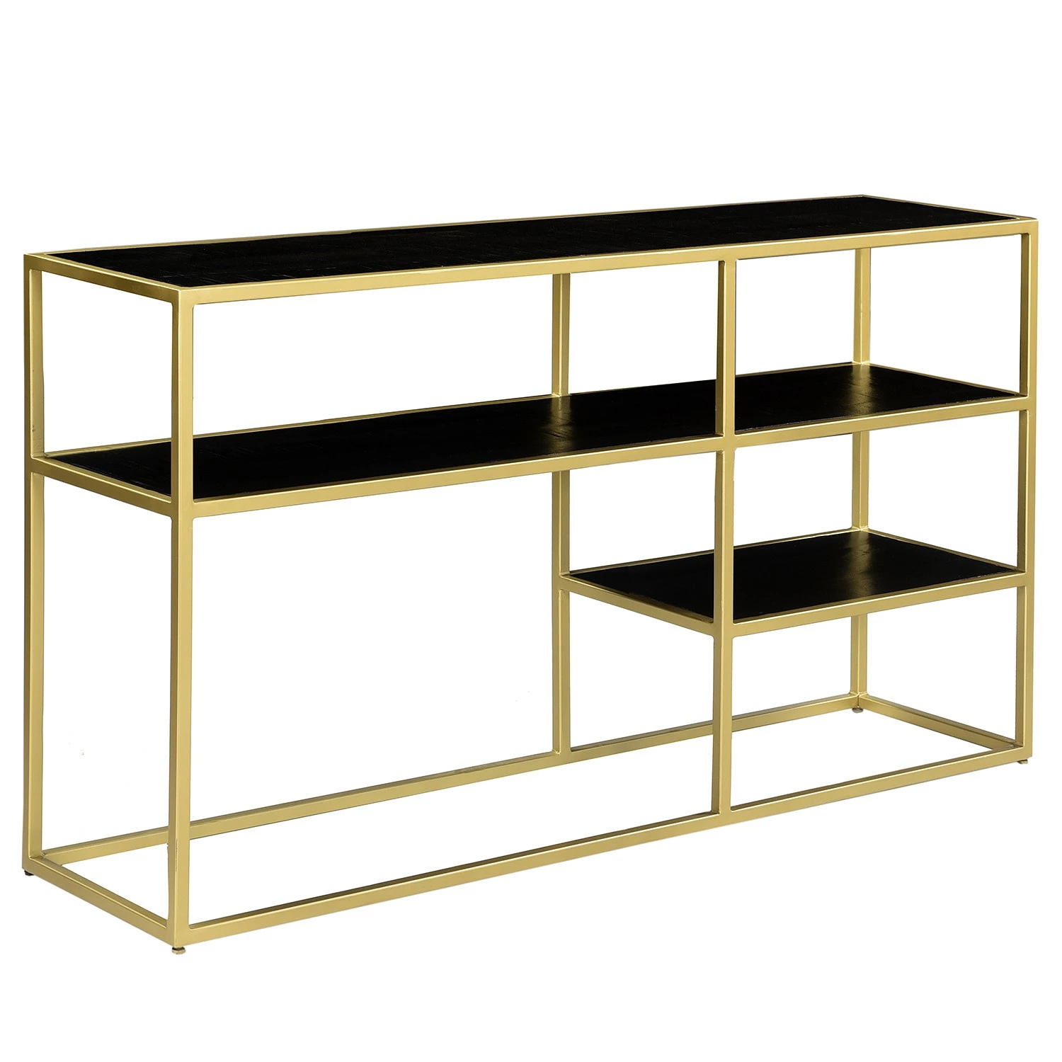 Jack & Alice Regal Nooble II - Mango massiv / Metall - Mango Schwarz / Gold 4 Jack & Alice Regal Nooble II - Mango massiv / Metall - Mango Schwarz / Gold – Bild 2