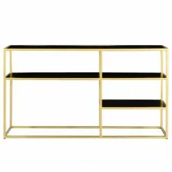 Jack & Alice Regal Nooble II - Mango massiv / Metall - Mango Schwarz / Gold 8 Jack & Alice Regal Nooble II - Mango massiv / Metall - Mango Schwarz / Gold -Büromöbel Verkaufsgeschäft 1000315445 220427 040 DETAILS P000000001000315445