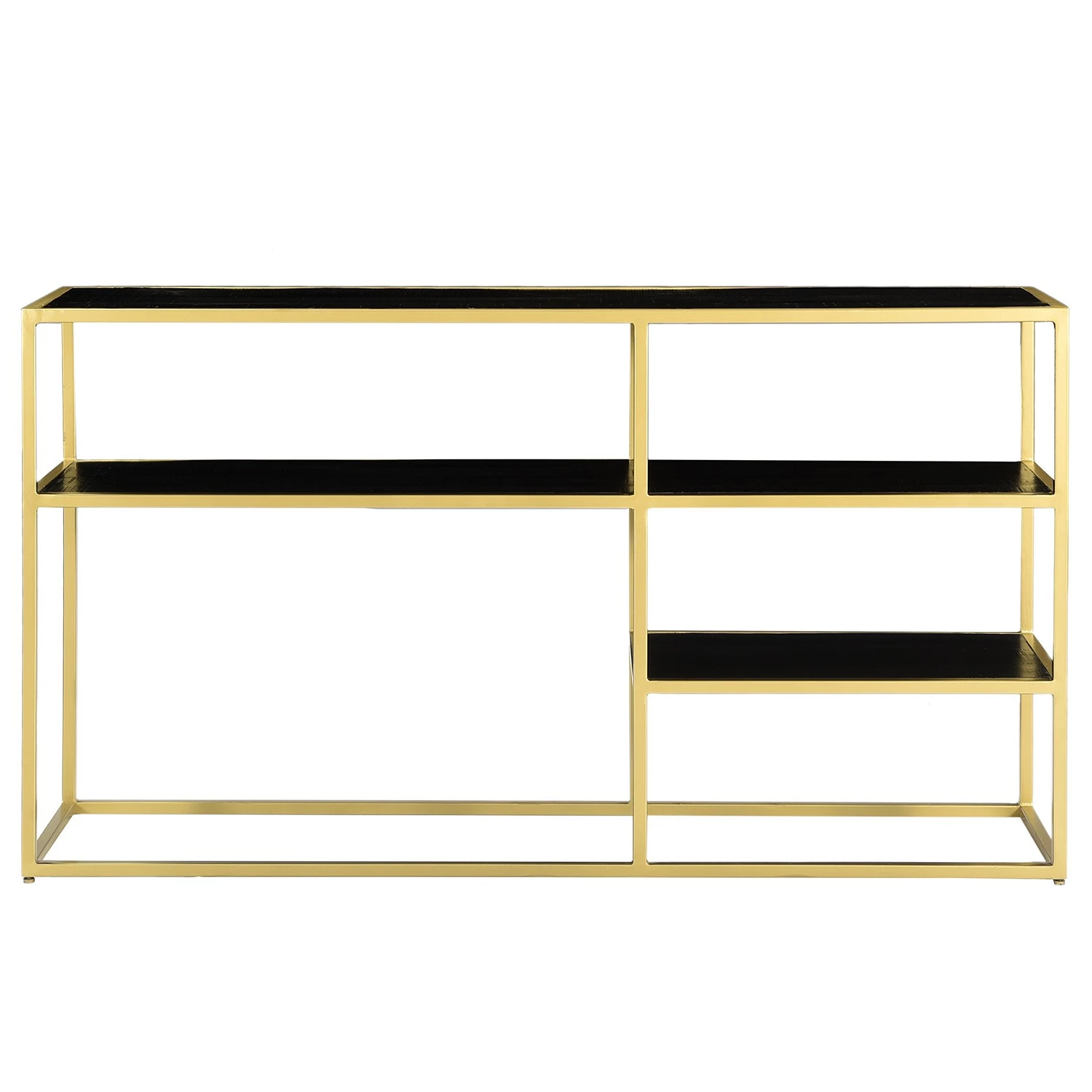 Jack & Alice Regal Nooble II - Mango massiv / Metall - Mango Schwarz / Gold 5 Jack & Alice Regal Nooble II - Mango massiv / Metall - Mango Schwarz / Gold – Bild 3