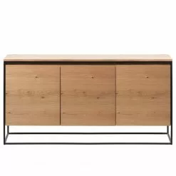Red Living Sideboard Ratho - Eiche