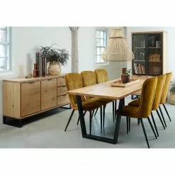 Loftscape Sideboard Limoges - Echtholzfurnier / Metall - Eiche / Schwarz -Büromöbel Verkaufsgeschäft 1000319435 220107 101929000105 MOOD DETAILS P000000001000319435 mood