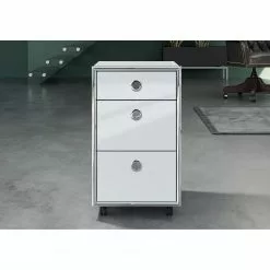 Trendteam Rollcontainer Infinity - Hochglanz Weiß / Chrom -Büromöbel Verkaufsgeschäft 1000325231 220118 14275900034 MOOD DETAILS P000000001000325231 mood