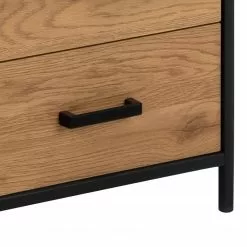 Red Living Regal Coogee XIII - Wildeiche Dekor / Schwarz -Büromöbel Verkaufsgeschäft 1000325233 220118 14022400166 DETAILS P000000001000325233