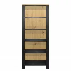 Red Living Regal Zagora - Asteiche Dekor / Schwarz -Büromöbel Verkaufsgeschäft 1000329408 220203 154841000030 DETAILS P000000001000329408