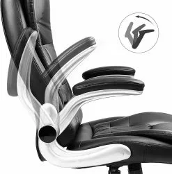 Loftscape Chefsessel Modan XXL - Kunstleder / Nylon - Schwarz / Silber -Büromöbel Verkaufsgeschäft 1000330260 220204 1334440050 DETAILS P000000001000330260