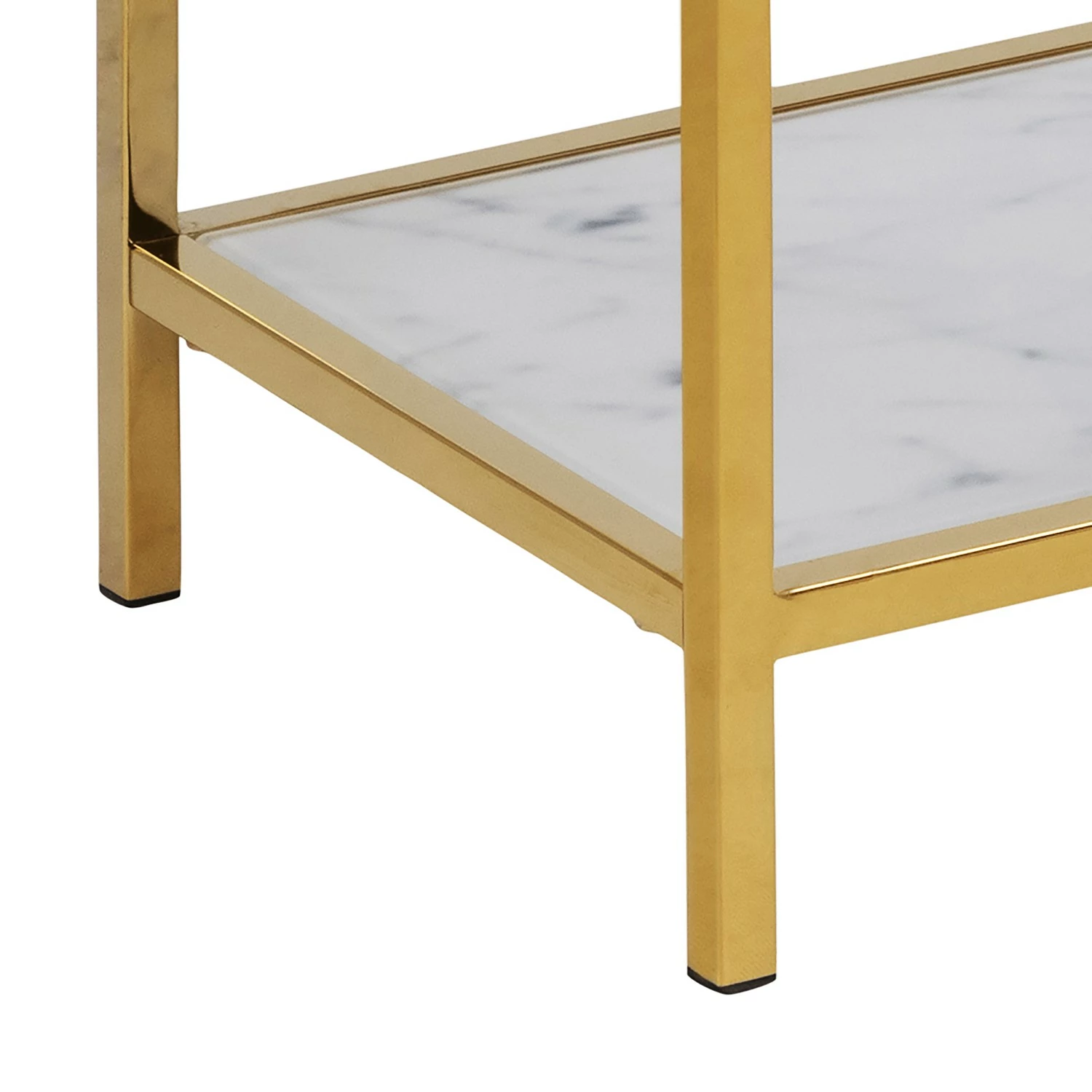 Fredriks Regal Katori II - Glas / Metall - Marmor Weiß Dekor / Gold 11 Fredriks Regal Katori II - Glas / Metall - Marmor Weiß Dekor / Gold – Bild 9