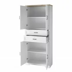 Ridgevalley Schrankwand Jasmund I (3-teilig) - Pinie Weiß Dekor / Eiche Artisan Dekor -Büromöbel Verkaufsgeschäft 1000331333 220208 14370400040 DETAILS P000000001000331333