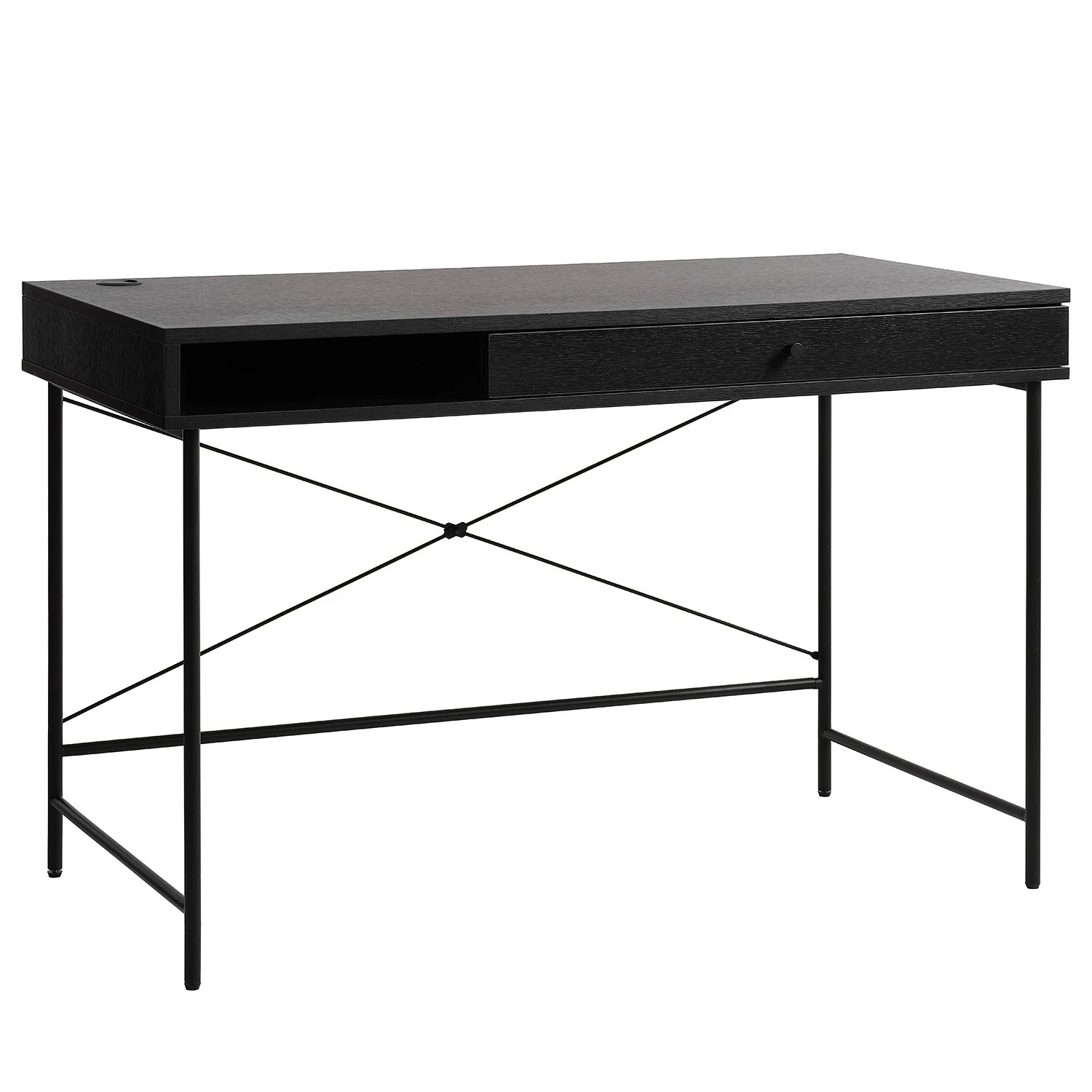 Loftscape Schreibtisch Palermo - Metall - Schwarz 3 Loftscape Schreibtisch Palermo - Metall - Schwarz