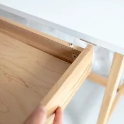 Mørteens Eckschreibtisch Ophelia - Weiß - Breite: 135 cm - Schublade rechts -Büromöbel Verkaufsgeschäft 1000332519 220211 030 DETAILS P000000001000332519