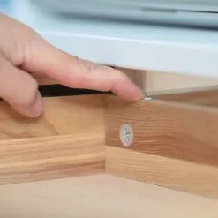 Mørteens Eckschreibtisch Ophelia - Weiß - Breite: 135 cm - Schublade rechts -Büromöbel Verkaufsgeschäft 1000332519 220211 050 DETAILS P000000001000332519