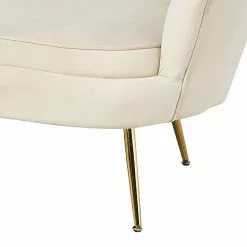 Norrwood Sofa Ralemo (3-Sitzer) - Samt - Creme -Büromöbel Verkaufsgeschäft 1000339537 220329 080 DETAILS P000000001000339537