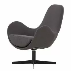 Loftscape Sessel Thika - Microfaser - Dunkelgrau