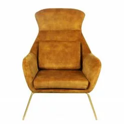 Norrwood Relaxsessel Tirana - Samt - Gold -Büromöbel Verkaufsgeschäft 1000339559 220329 030 DETAILS P000000001000339559