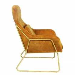 Norrwood Relaxsessel Tirana - Samt - Gold -Büromöbel Verkaufsgeschäft 1000339559 220329 040 DETAILS P000000001000339559