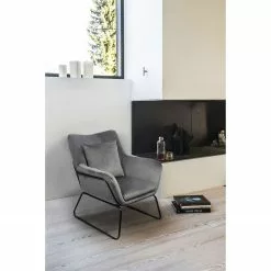 Norrwood Relaxsessel Tizio - Samt - Grau -Büromöbel Verkaufsgeschäft 1000339564 220520 020 MOOD DETAILS P000000001000339564 mood