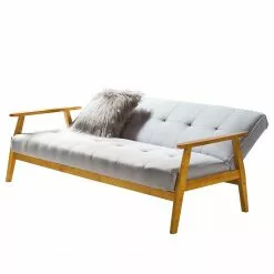 Norrwood Schlafsofa Boss I - Webstoff - Lichtgrau - Mit Schlaffunktion -Büromöbel Verkaufsgeschäft 1000339573 220329 040 DETAILS P000000001000339573