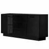 Fredriks Sideboard Reedley - Hochglanz Schwarz -Büromöbel Verkaufsgeschäft 1000340455 220322 010 IMAGE P000000001000340455