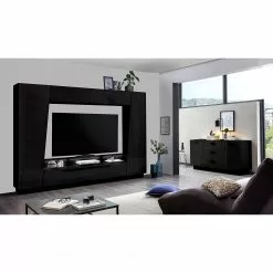 Fredriks Sideboard Reedley - Hochglanz Schwarz -Büromöbel Verkaufsgeschäft 1000340455 220322 021 MOOD DETAILS P000000001000340455 mood