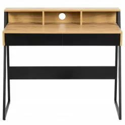 Mørteens Schreibtisch Reims - Wildeiche Dekor / Schwarz -Büromöbel Verkaufsgeschäft 1000341076 220323 031 DETAILS P000000001000341076