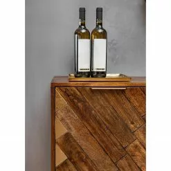 Red Living Sideboard Nook - Mango massiv / Metall - Mango / Gold -Büromöbel Verkaufsgeschäft 1000341969 220517 032 DETAILS P000000001000341969