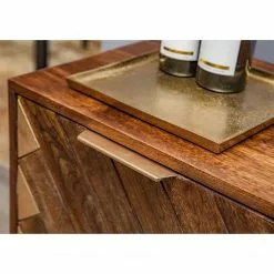 Red Living Sideboard Nook - Mango massiv / Metall - Mango / Gold -Büromöbel Verkaufsgeschäft 1000341969 220517 033 DETAILS P000000001000341969