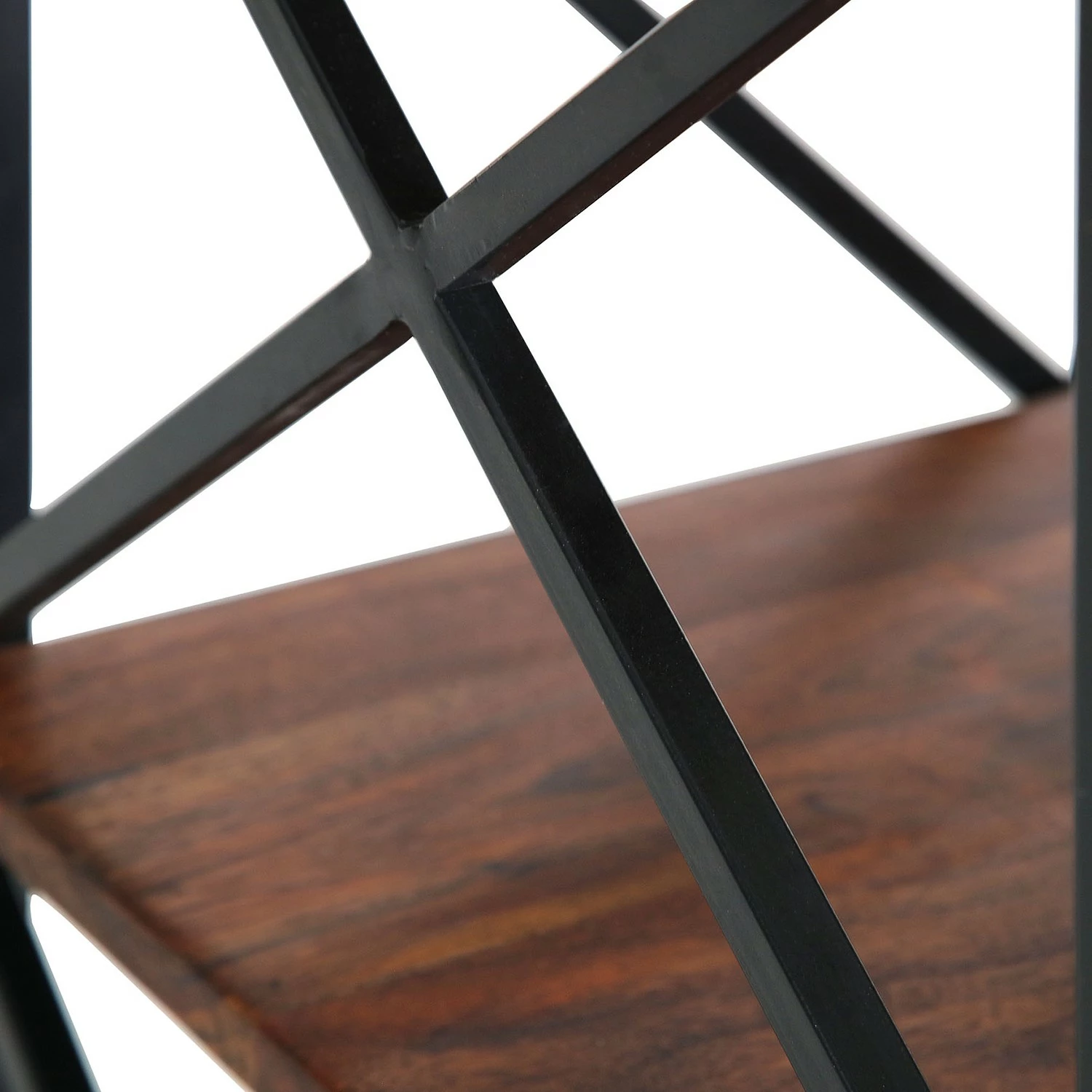 Red Living Regal Ugo II - Mango massiv / Metall - Mango / Schwarz 7 Red Living Regal Ugo II - Mango massiv / Metall - Mango / Schwarz – Bild 5