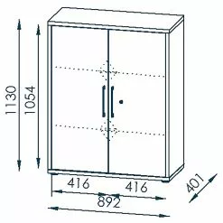 Maja Möbel Aktenschrank Homebase VIII - Platingrau -Büromöbel Verkaufsgeschäft 1000342034 220325 500 SKETCH DETAILS P000000001000342034 sketch