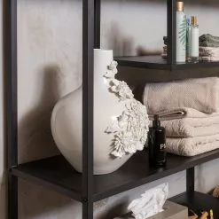 Red Living Regal Vallvik II - Metall - Schwarz -Büromöbel Verkaufsgeschäft 1000342076 220401 040 DETAILS P000000001000342076