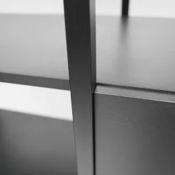 Red Living Regal Sarhua - Kiefer massiv / Metall - Kiefer Schwarz / Schwarz -Büromöbel Verkaufsgeschäft 1000342107 220407 050 DETAILS P000000001000342107