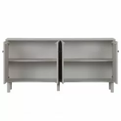 Ridgevalley Sideboard Rimas - Pinie massiv - Hellgrau -Büromöbel Verkaufsgeschäft 1000342118 220401 030 DETAILS P000000001000342118