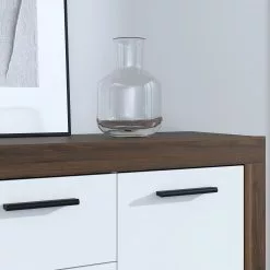 Loftscape Sideboard Ballito I - Walnuss Dekor -Büromöbel Verkaufsgeschäft 1000342466 220404 034 DETAILS P000000001000342466