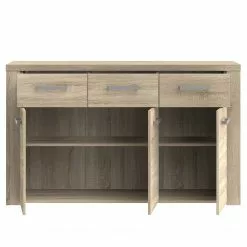 Loftscape Sideboard Parksville - Eiche Sonoma Dekor -Büromöbel Verkaufsgeschäft 1000342467 220404 032 DETAILS P000000001000342467