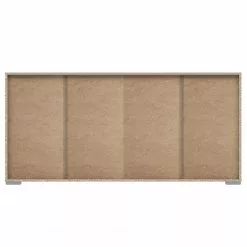 Loftscape Sideboard Perryton - Weiß / Eiche Sonoma Dekor -Büromöbel Verkaufsgeschäft 1000342469 220404 033 DETAILS P000000001000342469