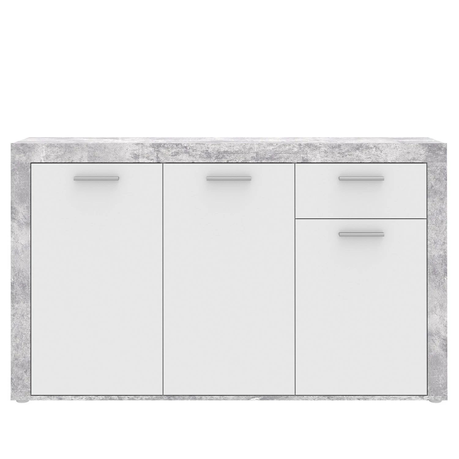 Loftscape Sideboard Ballito II - Weiß / Beton Dekor 6 Loftscape Sideboard Ballito II - Weiß / Beton Dekor – Bild 4