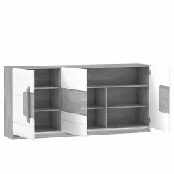 Loftscape Sideboard Toscana - Inkl. Beleuchtung - Eiche Grau Dekor -Büromöbel Verkaufsgeschäft 1000342504 220331 040 DETAILS P000000001000342504