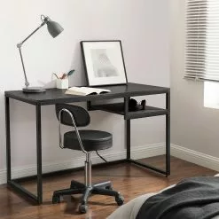 Fredriks Schreibtisch Penai - Eiche Schwarz Dekor / Schwarz -Büromöbel Verkaufsgeschäft 1000342983 220407 021 MOOD DETAILS P000000001000342983 mood