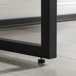 Fredriks Schreibtisch Penai - Eiche Schwarz Dekor / Schwarz -Büromöbel Verkaufsgeschäft 1000342983 220407 060 DETAILS P000000001000342983