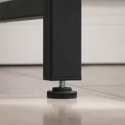 Red Living Schreibtisch Opium - Eiche Rustikal Dekor / Schwarz -Büromöbel Verkaufsgeschäft 1000342987 220407 060 DETAILS P000000001000342987