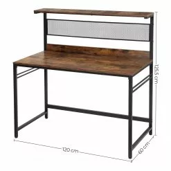 Red Living Schreibtisch Opium - Eiche Rustikal Dekor / Schwarz -Büromöbel Verkaufsgeschäft 1000342987 220407 500 SKETCH DETAILS P000000001000342987 sketch