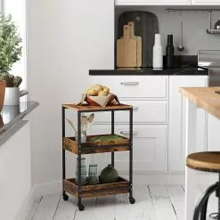 Red Living Schreibtisch-Set Rob (2-teilig) - Eiche Rustikal Dekor / Schwarz -Büromöbel Verkaufsgeschäft 1000342991 220407 022 MOOD DETAILS P000000001000342991 mood