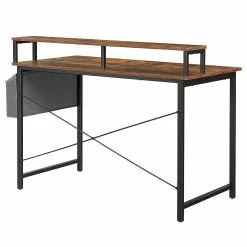 Red Living Schreibtisch Rio - Eiche Rustikal Dekor / Schwarz -Büromöbel Verkaufsgeschäft 1000343003 220407 030 DETAILS P000000001000343003