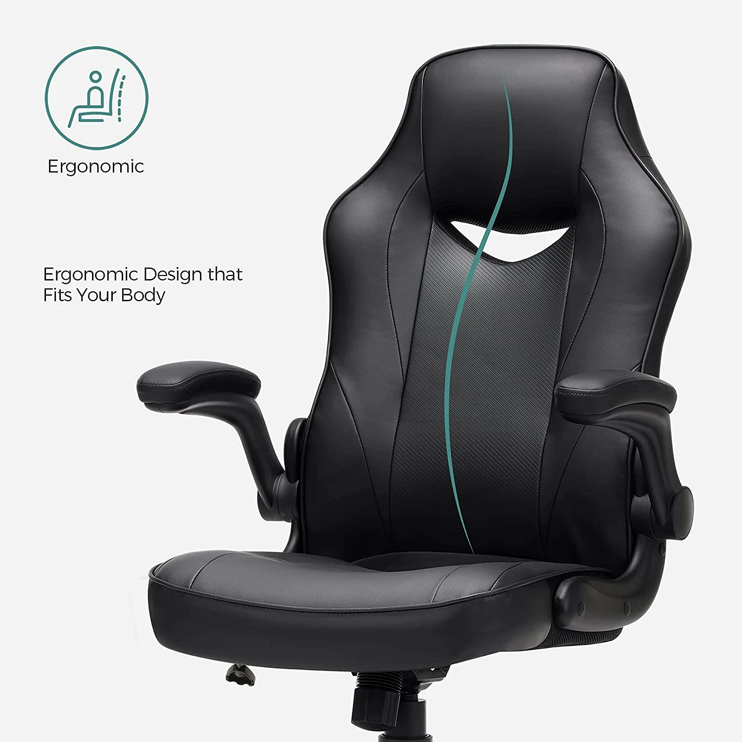 Fredriks Gaming Chair Rubin - Schwarz 7 Fredriks Gaming Chair Rubin - Schwarz – Bild 5